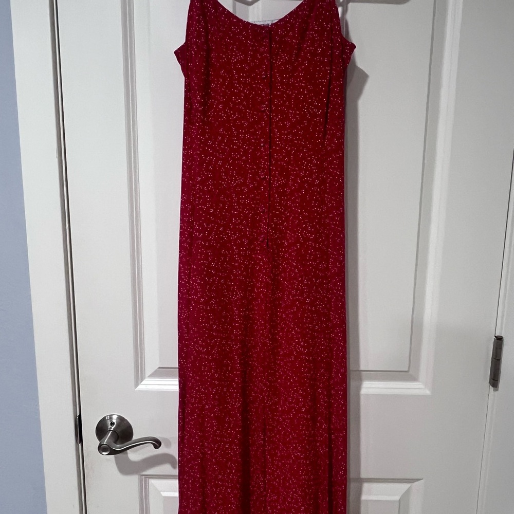 Uniqlo Red Sleeveless Dress